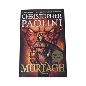 Murtagh Christopher Paolini Signed First Edition Hardcover World of Eragon Book